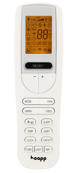 Кондиціонер Hoapp HSZ-EF38VAN/HUZ-EF38VA (Design wi-fi R32 -25°C) BB10 фото